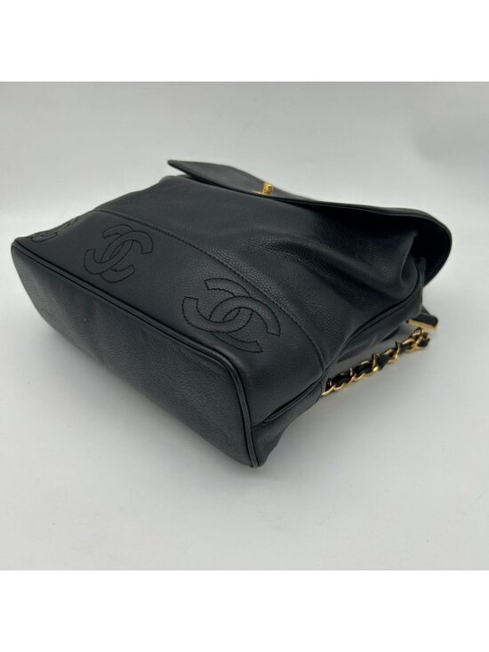 Chanel Triple Coco Backpack Caviar Leather main image 15
